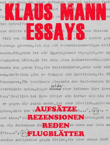 Essays - Klaus Mann