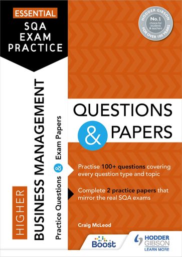 Essential SQA Exam Practice: Higher Business Management Questions and Papers - Craig McLeod - James Morrison