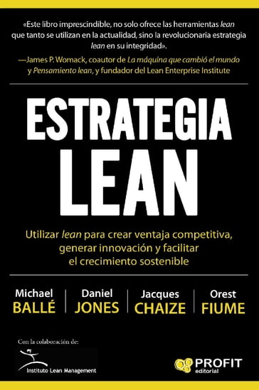 Estrategia lean. Ebook. - Daniel T. Jones - Jacques Chaize - Michael Ballé - Orest J. Fiume