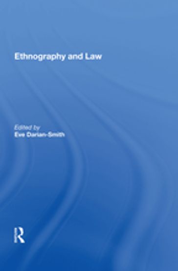 Ethnography and Law