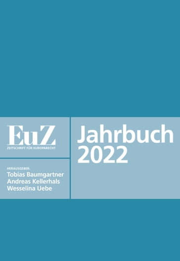 EuZ - Zeitschrift fur Europarecht - Jahrbuch 2022