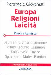 Europa, religioni, laicità. Dieci interviste