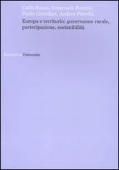 Europa e territorio: governance rurale, partecipazione, sostenibilità