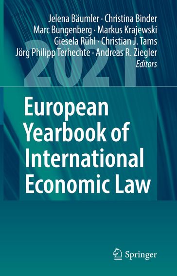 European Yearbook of International Economic Law 2021