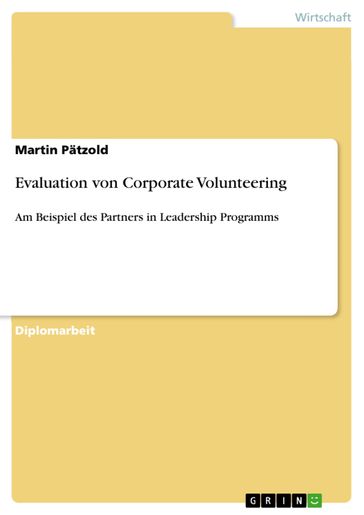 Evaluation von Corporate Volunteering - Martin Patzold