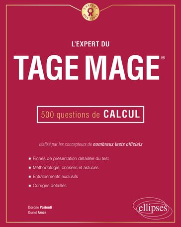 L'Expert du Tage Mage® - 500 questions de calcul - Dorone Parienti
