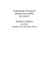 Exploration of Lunar & Martian Lava Tubes by Cube-X