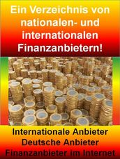 FINANZ - REPORT - Ein Verzeichnis von nationalen- und internationalen Finanzanbietern!