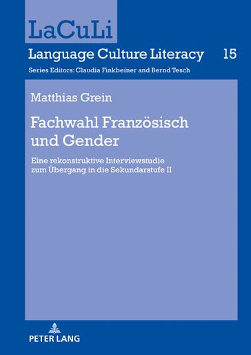 Fachwahl Franzoesisch und Gender - Bernd Tesch - Matthias Grein
