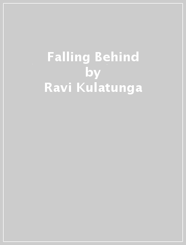 Falling Behind - Ravi Kulatunga