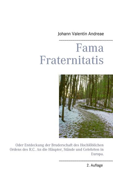 Fama Fraternitatis - Johann Valentin Andreae