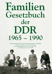 Familiengesetzbuch der DDR 1965-1990