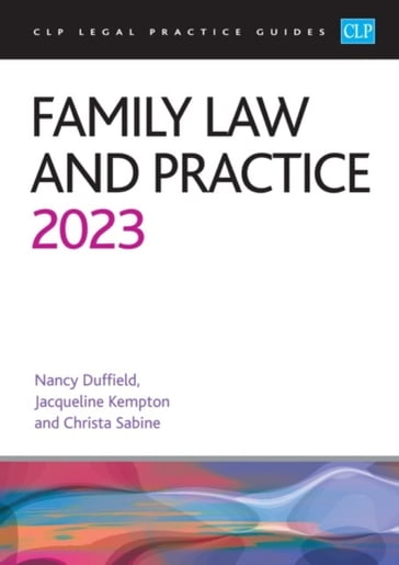 Family Law and Practice 2023 - Sabine - Kempton - Duffield