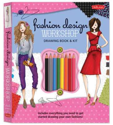 Fashion Design Workshop Drawing Book & Kit - Stephanie Corfee