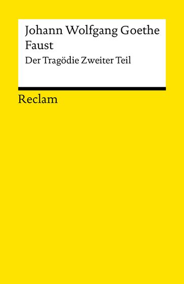 Faust. . Der Tragodie Zweiter Teil - Johann Wolfgang Goethe