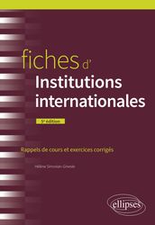 Fiches d Institutions internationales