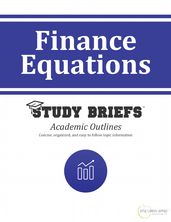Finance Equations