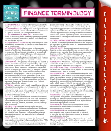 Finance Terminology (Speedy Study Guide) - Speedy Publishing