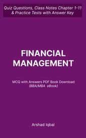 Financial Management MCQ PDF Book   BBA MBA Finance MCQ Questions and Answers PDF