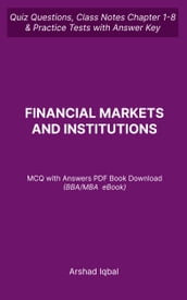 Financial Markets and Institutions MCQ (PDF) Questions and Answers BBA MBA Finance MCQs e-Book Download