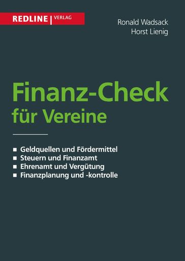 Finanz-Check für Vereine - Horst Lienig - Ronald Wadsack