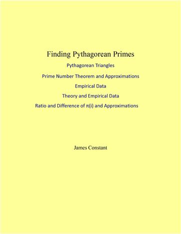 Finding Pythagorean Primes - James Constant