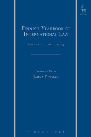 Finnish Yearbook of International Law, Volume 23, 2012-2013