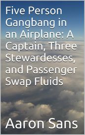 Five Person Gangbang in an Airplane: A Captain, Three Stewardesses, and Passenger Swap Fluids