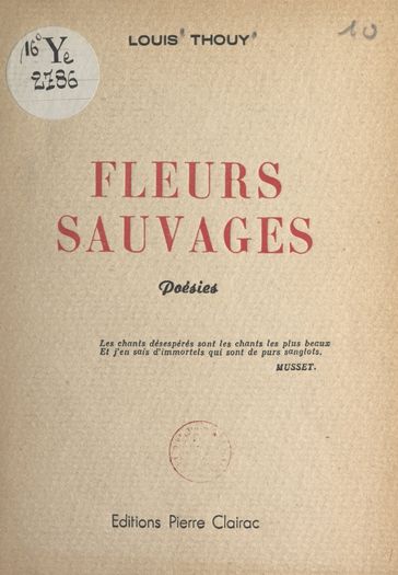 Fleurs sauvages - Louis Thouy