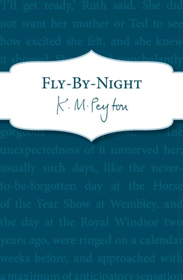 Fly-By-Night - K M Peyton