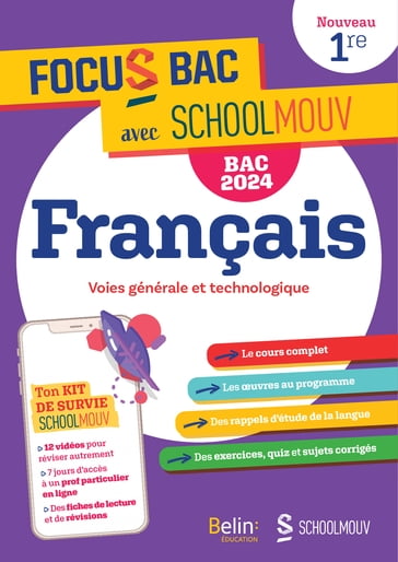 Focus Bac Français Première - Nouvelle édition Bac 2024 - Collectif