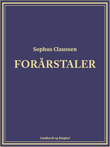 Forarstaler - Sophus Claussen