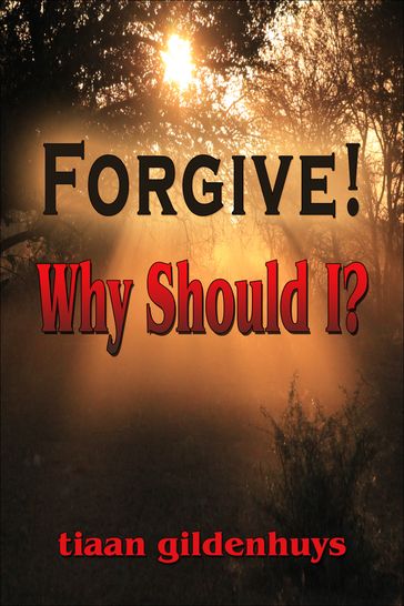 Forgive! Why should I? - Tiaan Gildenhuys