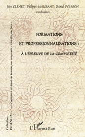 Formations et professionnalisations : à l épreuve de la complexité