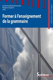 Former à l enseignement de la grammaire