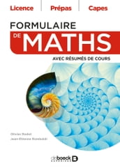 Formulaire de maths : Licence, Prépas, Capes