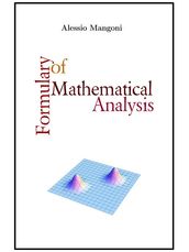 Formulary of mathematical analysis