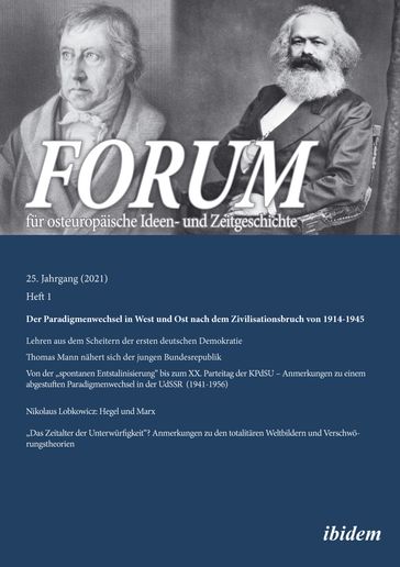 Forum für osteuropäische Ideen- und Zeitgeschichte - Bernhard Sutor - Ruprecht Wimmer