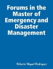 Forums in the Master of Emergency and Disaster Management