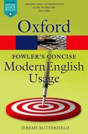 Fowler s Concise Dictionary of Modern English Usage