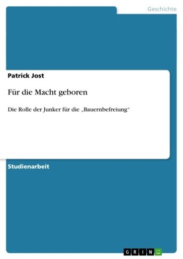 Für die Macht geboren - Patrick Jost