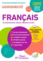 Français - CRPE 2024-2025 - Epreuve écrite d admissibilité