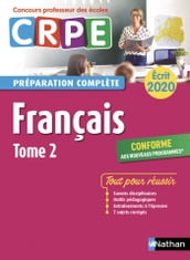 Français - Tome 2 - Ecrit 2020 - Préparation complète - CRPE