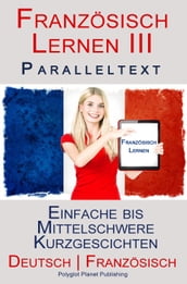Französisch Lernen III - Paralleltext - Einfache bis Mittelschwere Kurzgeschichten (Deutsch - Französisch)
