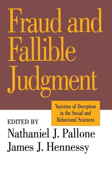 Fraud and Fallible Judgement - David Marsland