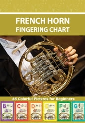 French Horn Fingering Chart: 45 Colorful Pictures for Beginners (Brass Fingering Charts)