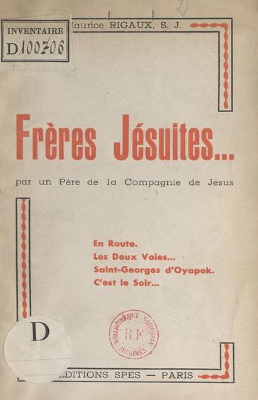 Frères jésuites... - Maurice Rigaux