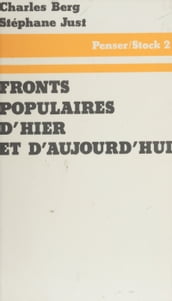 Fronts populaires d hier et d aujourd hui