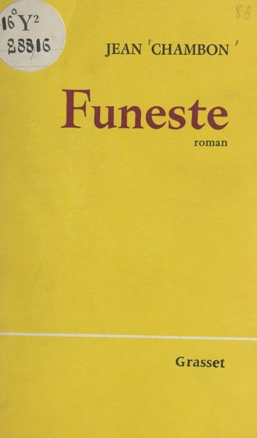 Funeste - Jean Chambon