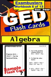 GED Test Prep Algebra Review--Exambusters Flash Cards--Workbook 6 of 13